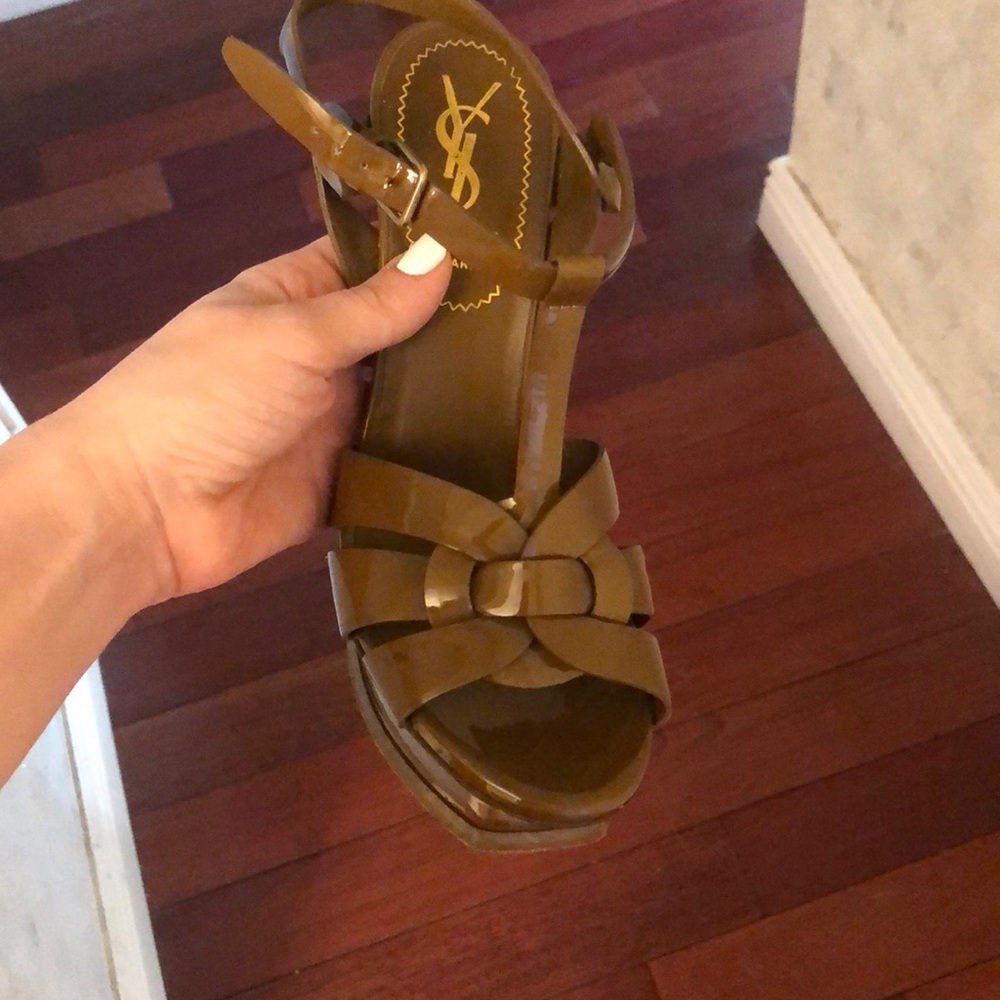 💯 authentic Ysl tribute brown patent - Picture 5 of 7